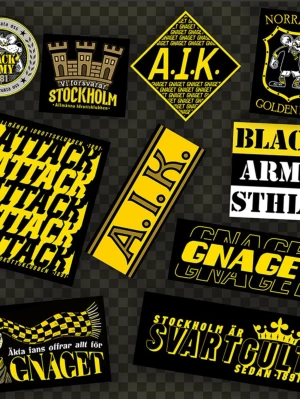 AIK Klibbor 50st - Säljer 50st AIK Klibbor som är köpta från black armys hemsida. Pris och antal klibbor kan diskuteras! 