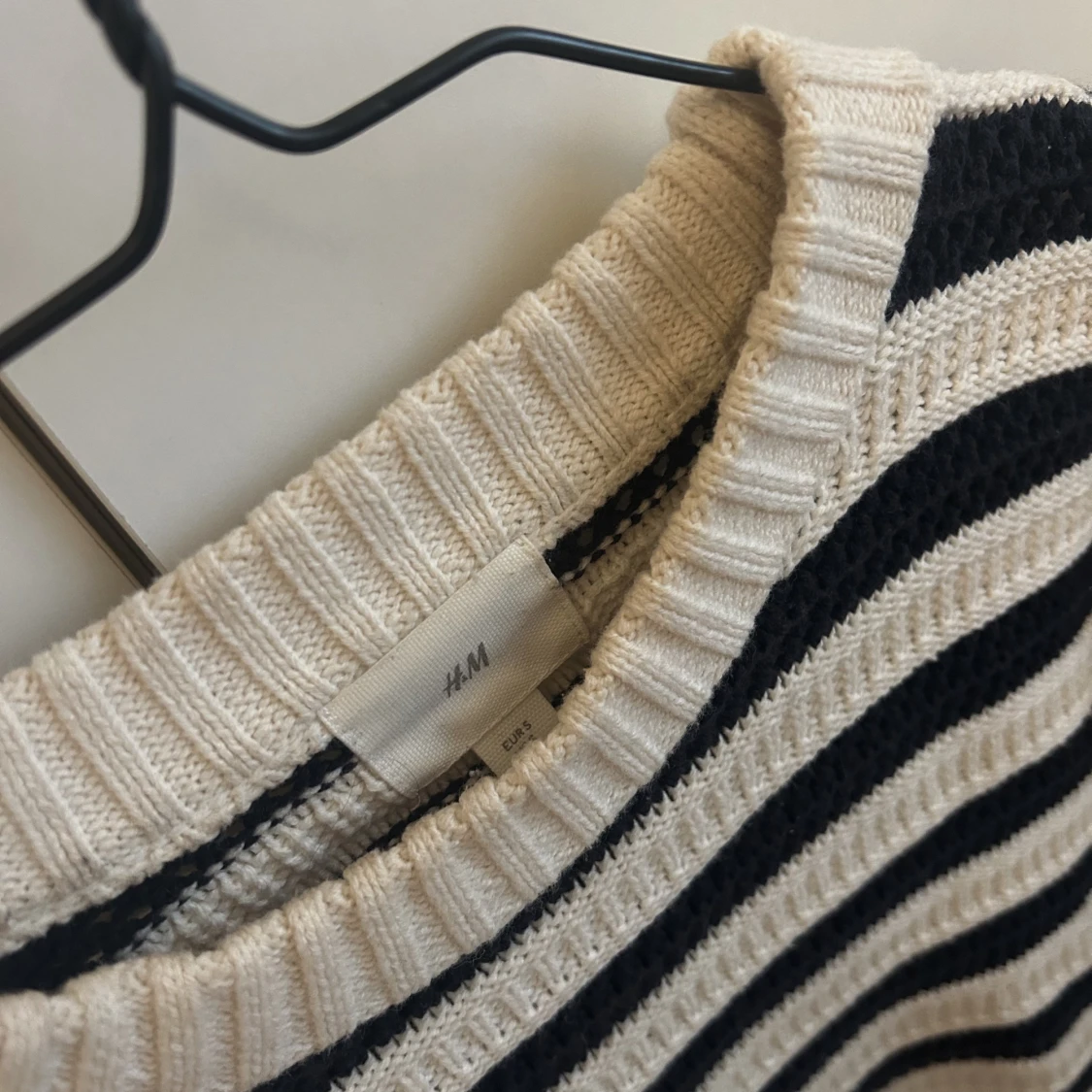 Randig stickad tröja från H&M - 1