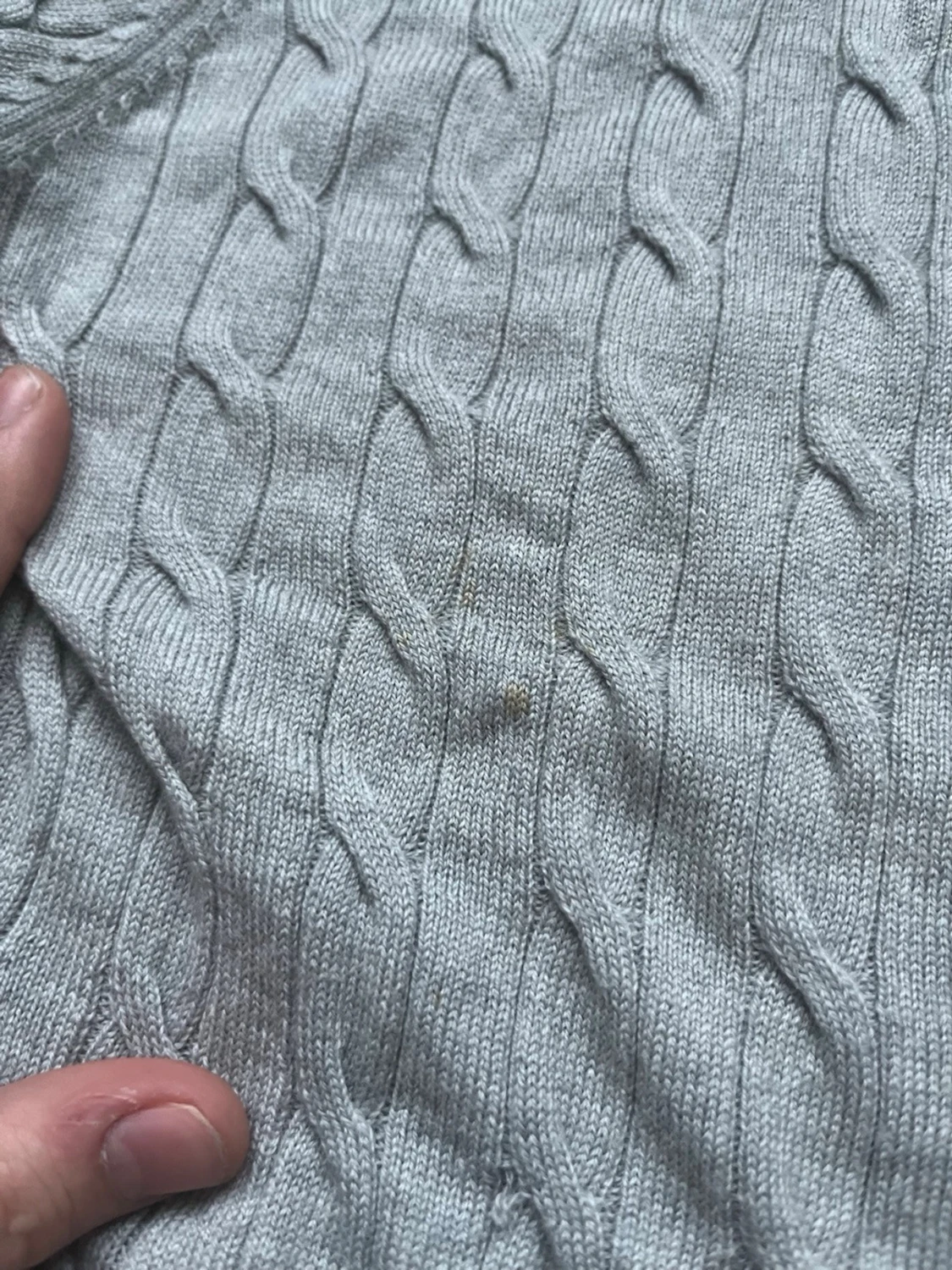 Morris kabelstickad tröja  - 4