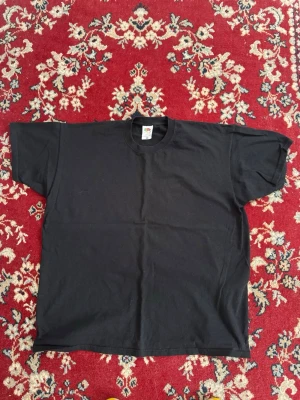 Fruit of the loom - Väldigt najs basic tisha men i väldigt tungt tyg så den ger en riktigt kvalitetskänsla. Står xl på taggen men passar M-L. Mycket bra skick. Kan slänga in gratis vid köp av jeans