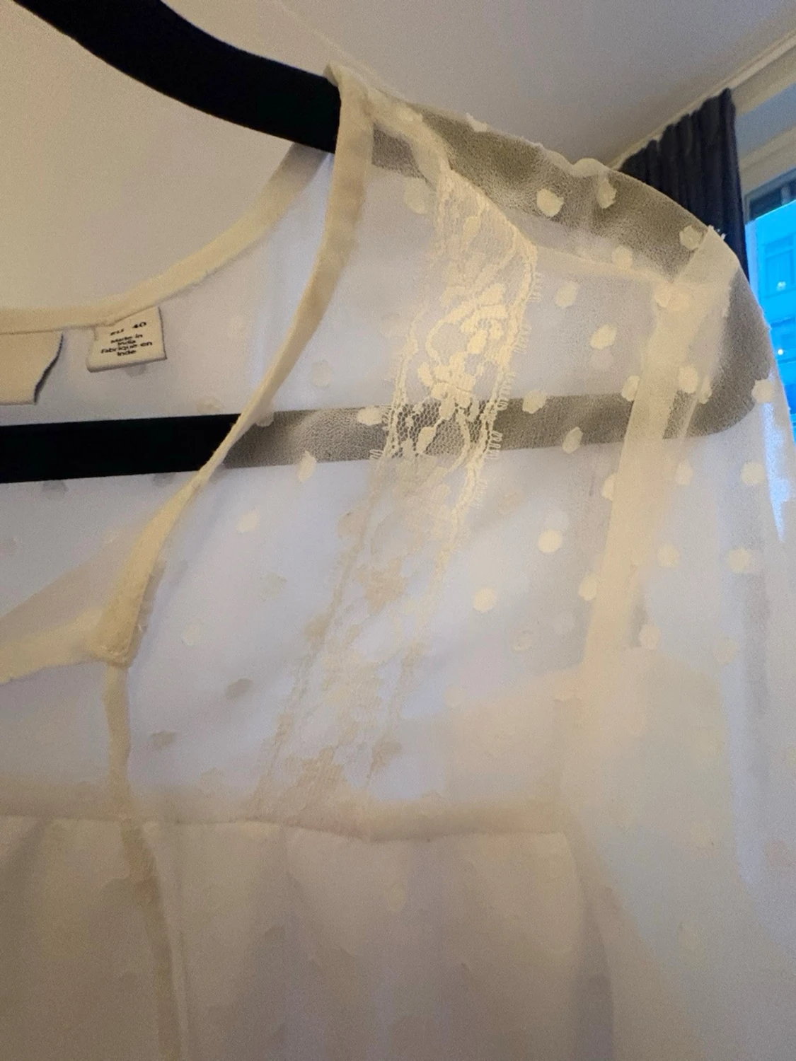 Vit transparent blus från VILA - 2