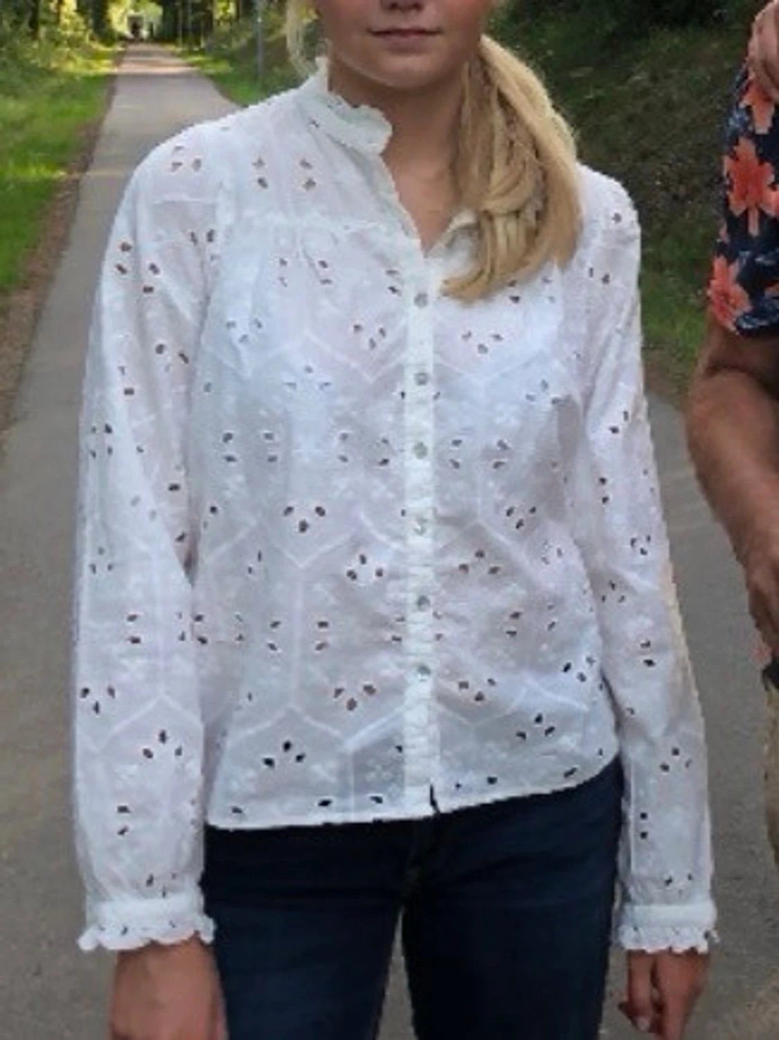 Vit blus