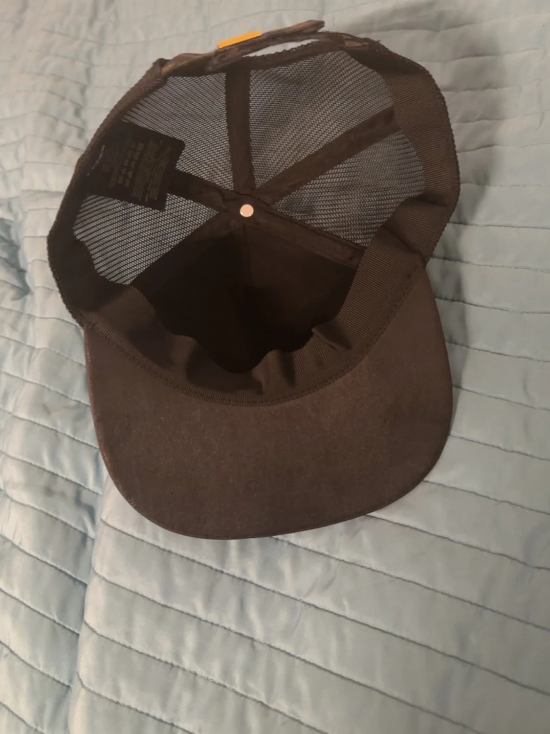 Brun keps med FF-mönster - 1
