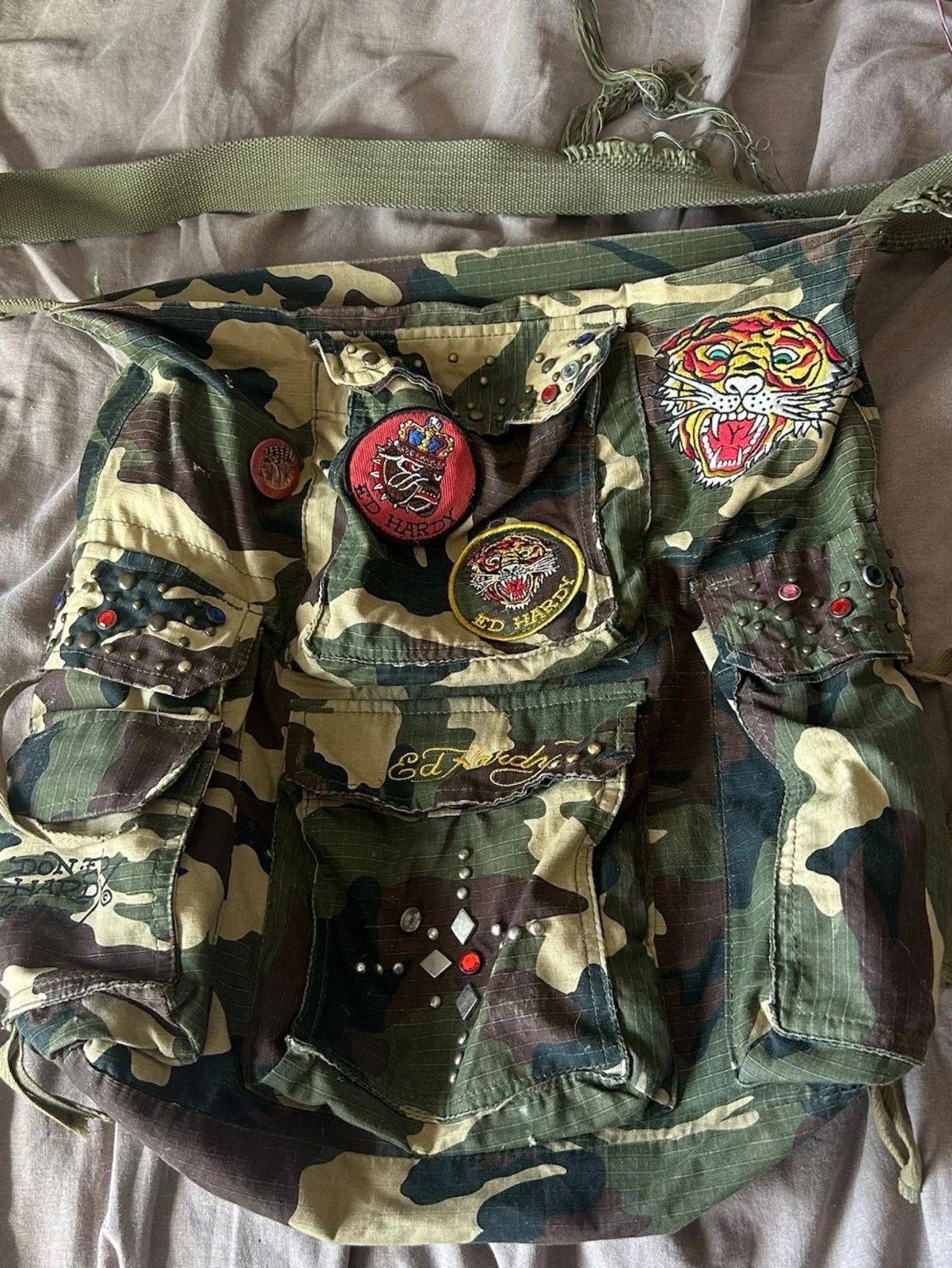 Vintage Ed Hardy Christian Audigier Tote Bag - 2