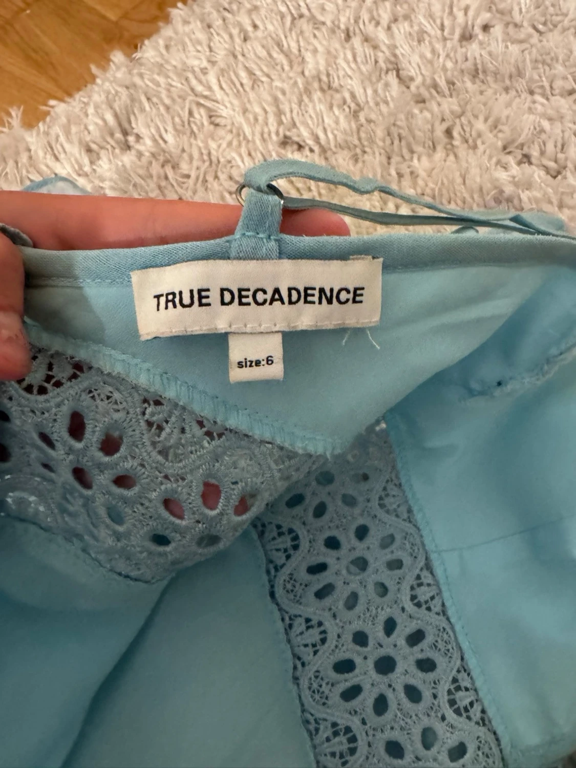 Ljusblå långklänning True Decadence - 1