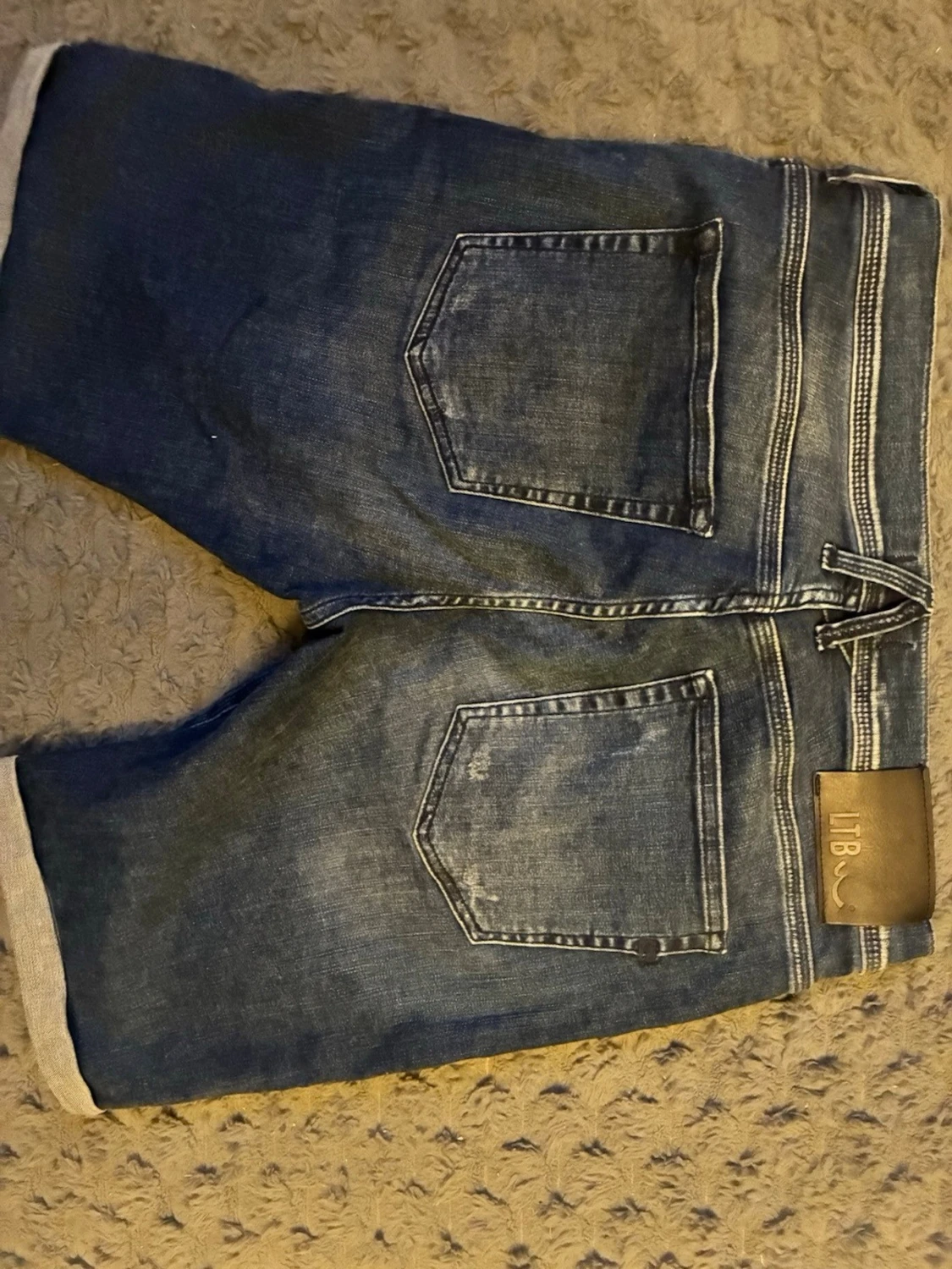 Blå jeansshorts från LTB - 2