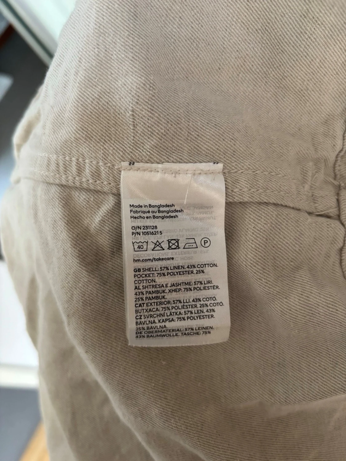 Beige overshirt från H&M - 2
