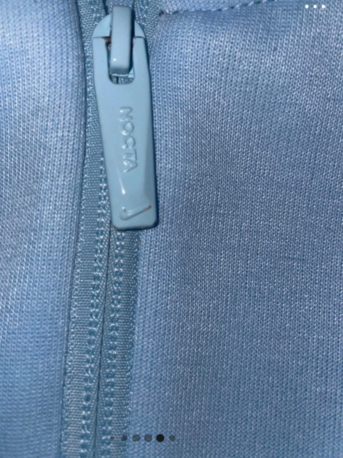 Blå NOCTA hoodie med dragkedja reserverat  - 1