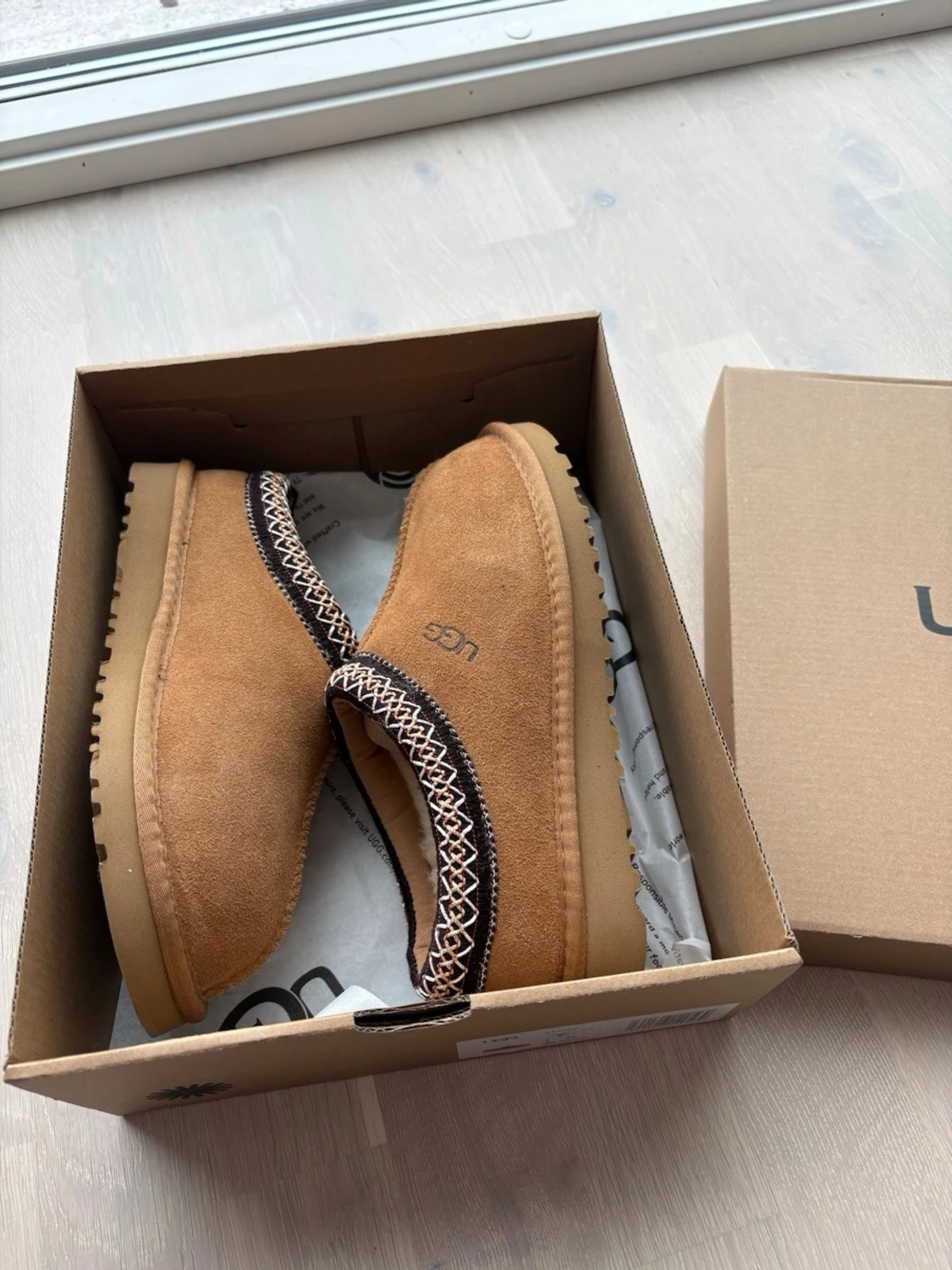 bruna ugg tasman, storlek 38 - 1