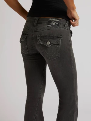 svart/gråa jeans från true religon - Gråa/svarta jeans från true religon, knappt använda🩷 storlek 24