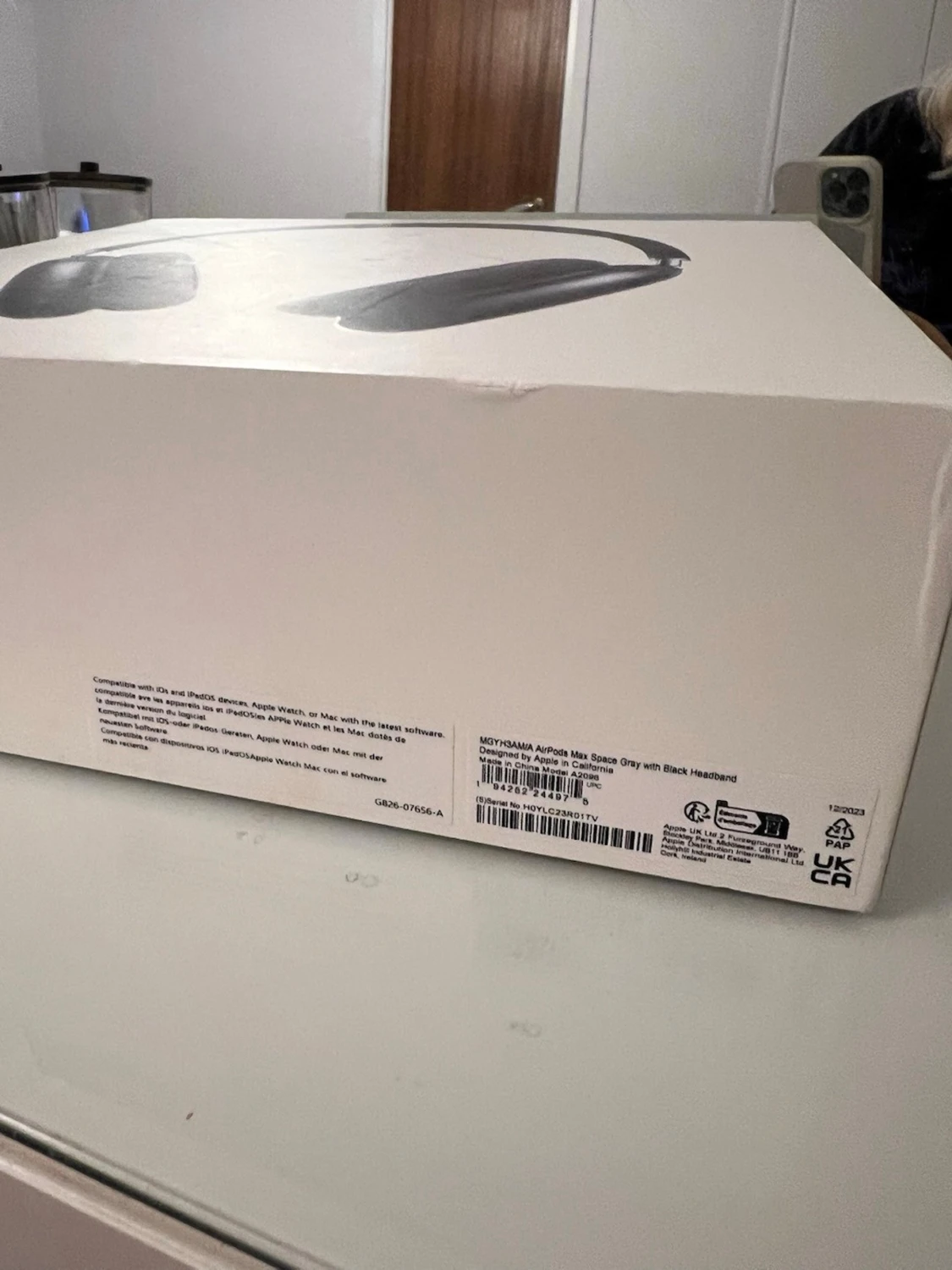 Apple AirPods Max svarta hörlurar - 2