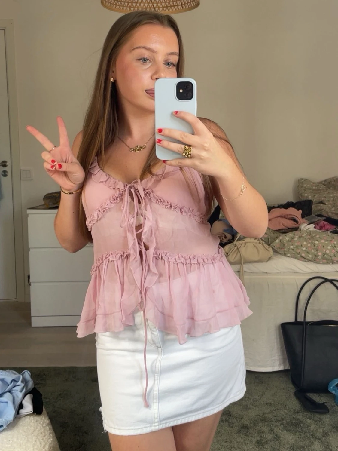 Rosa linne från zara