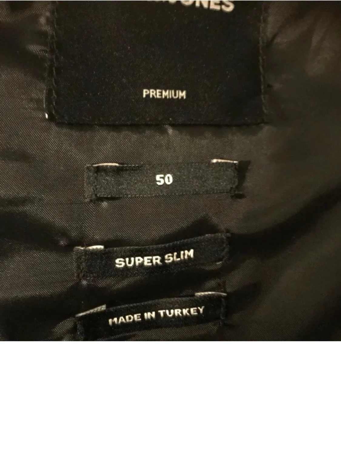 Jack & Jones kavaj herr blå storlek 52 polyester - 2