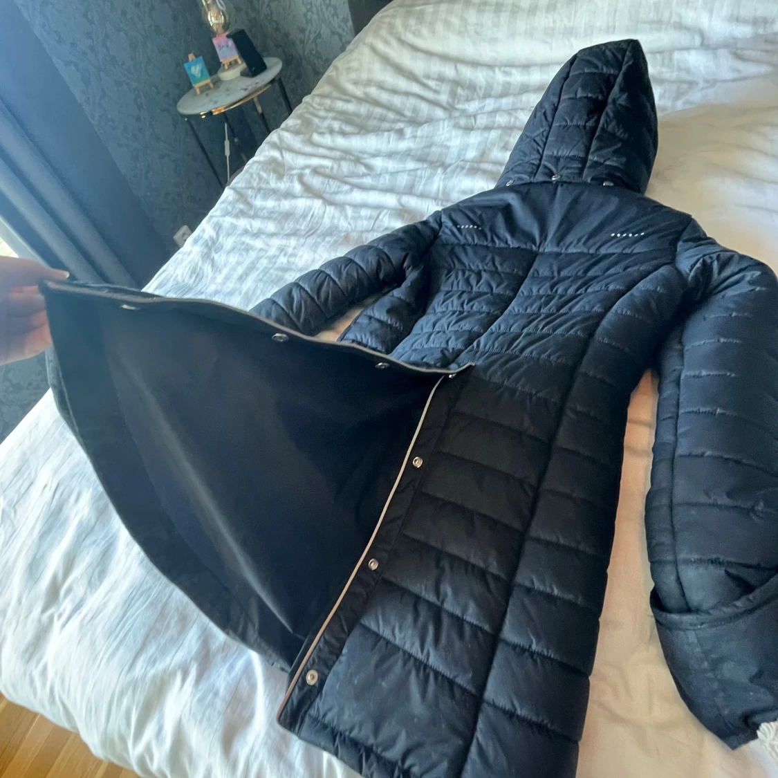 Marinblå lång ridjacka från Uhip ❗️SOLD❗️ - 3