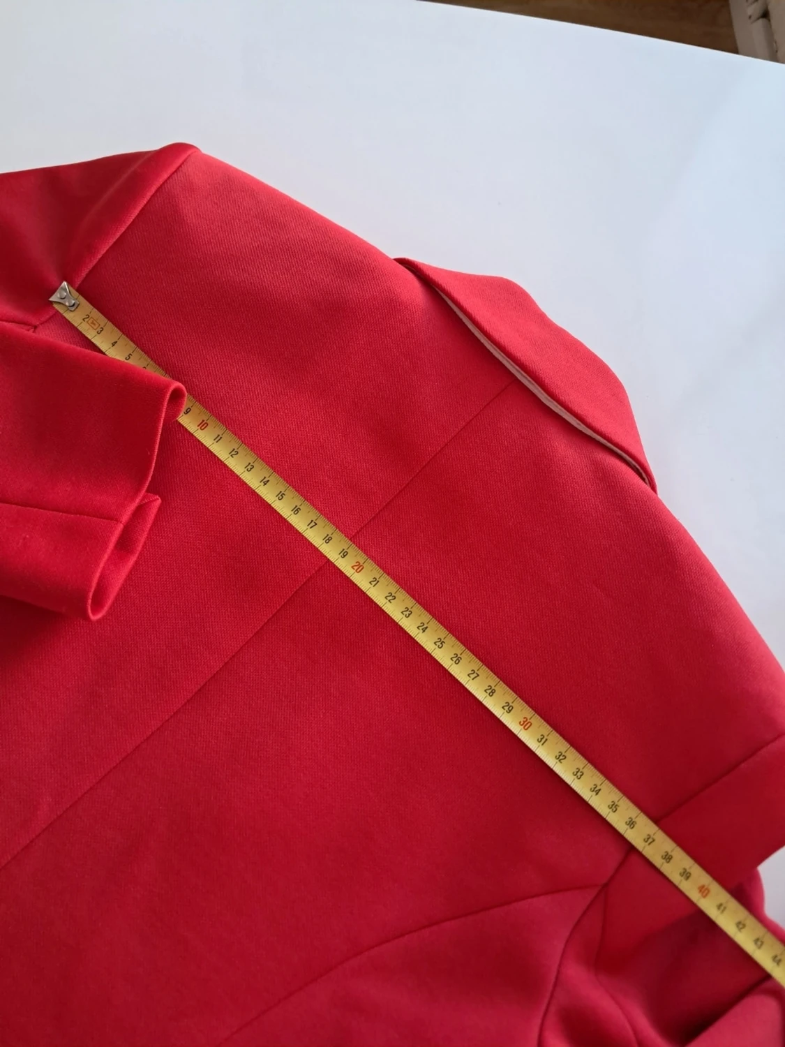 Röd kavaj med enkelknäppning - 5