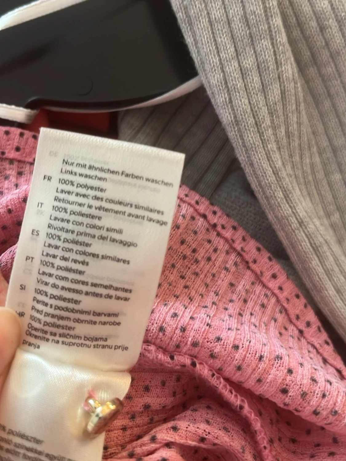 Prickig rosa blus - 3