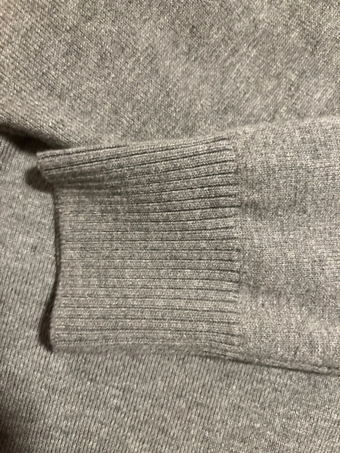 Grå basic kofta med knappar - 5