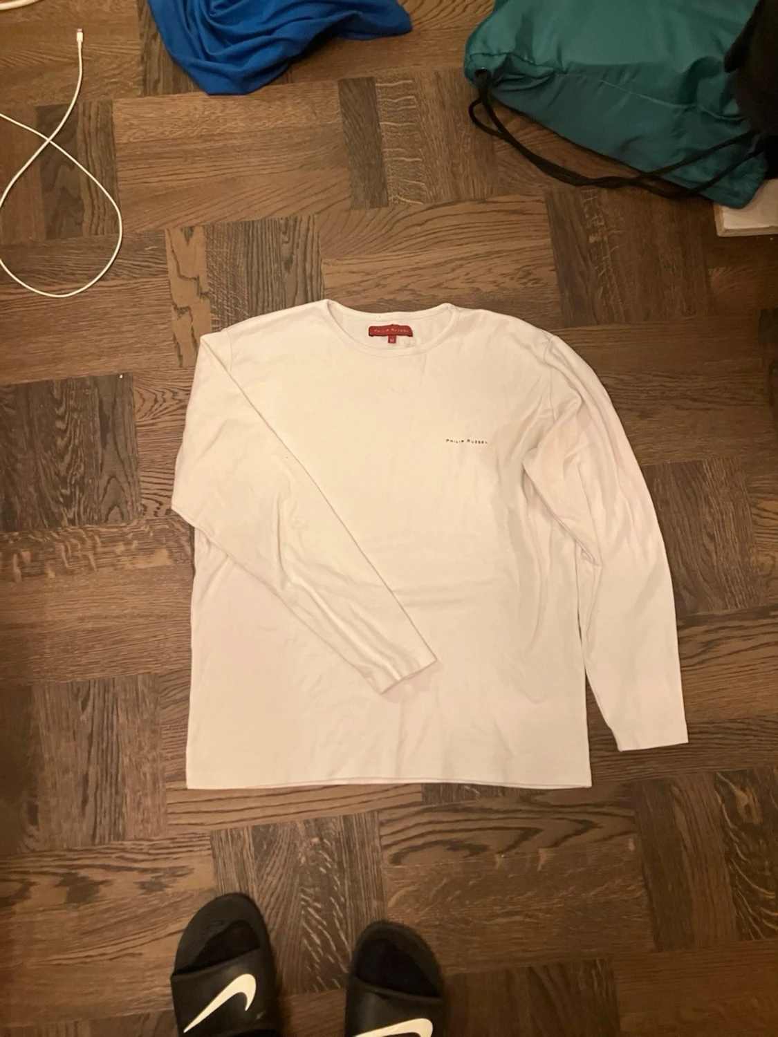 Vit långärmad topp från Philip Russel