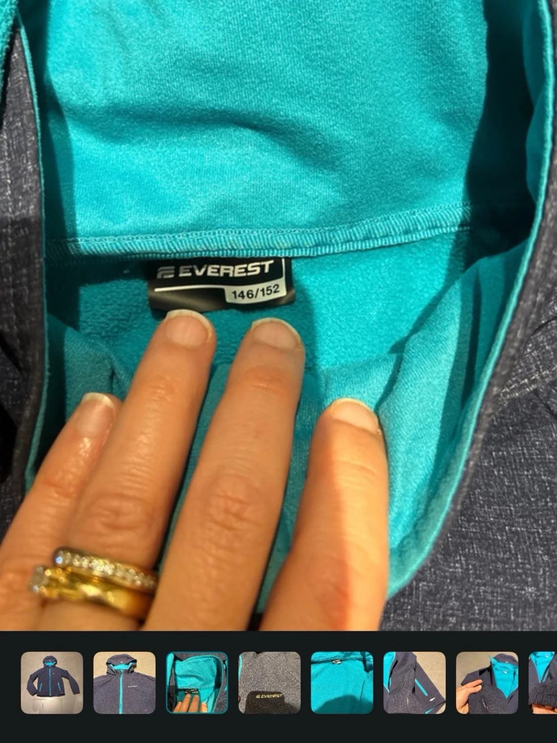 Mörkblå vindjacka från Everest - 1