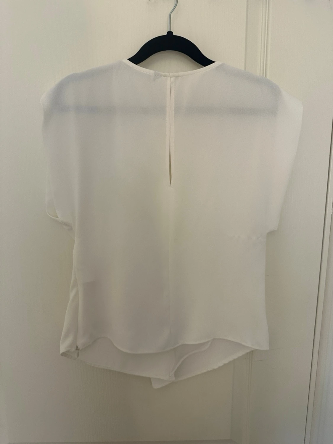 chic vit blus från Zara - 4