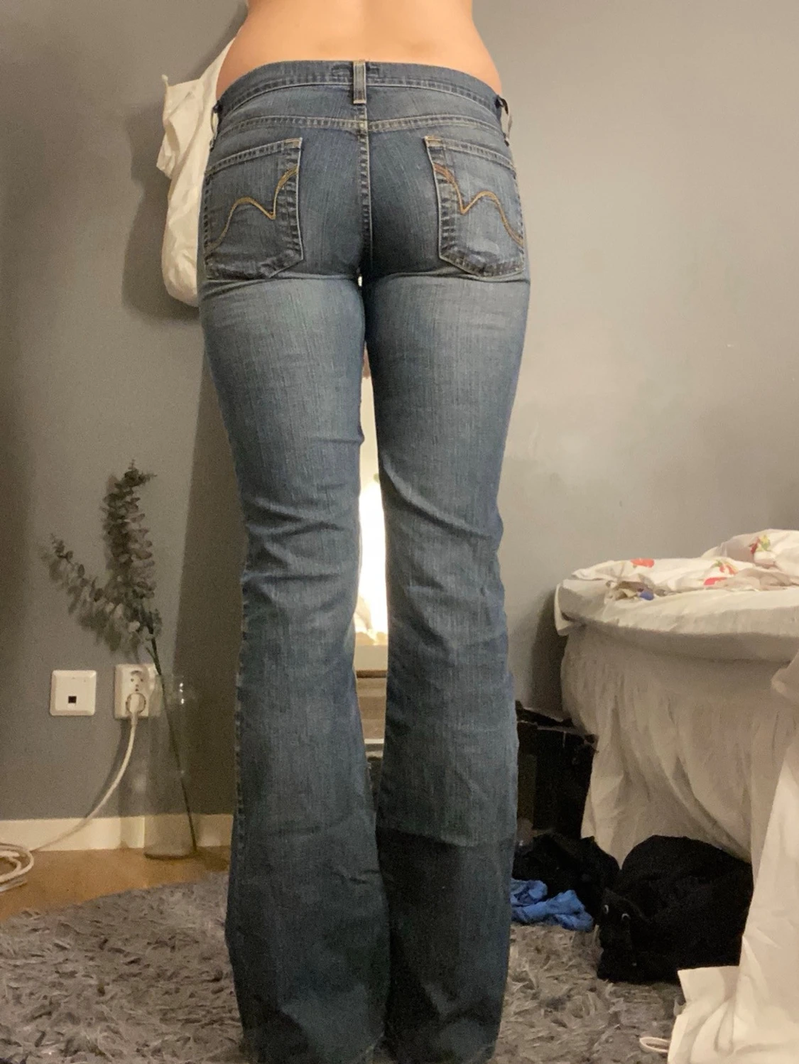 Low waist bootcut jeans  - 2