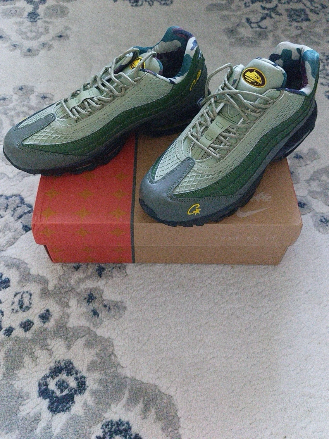 Nike Air Max 95 Corteiz Olive Grön Skor - 5