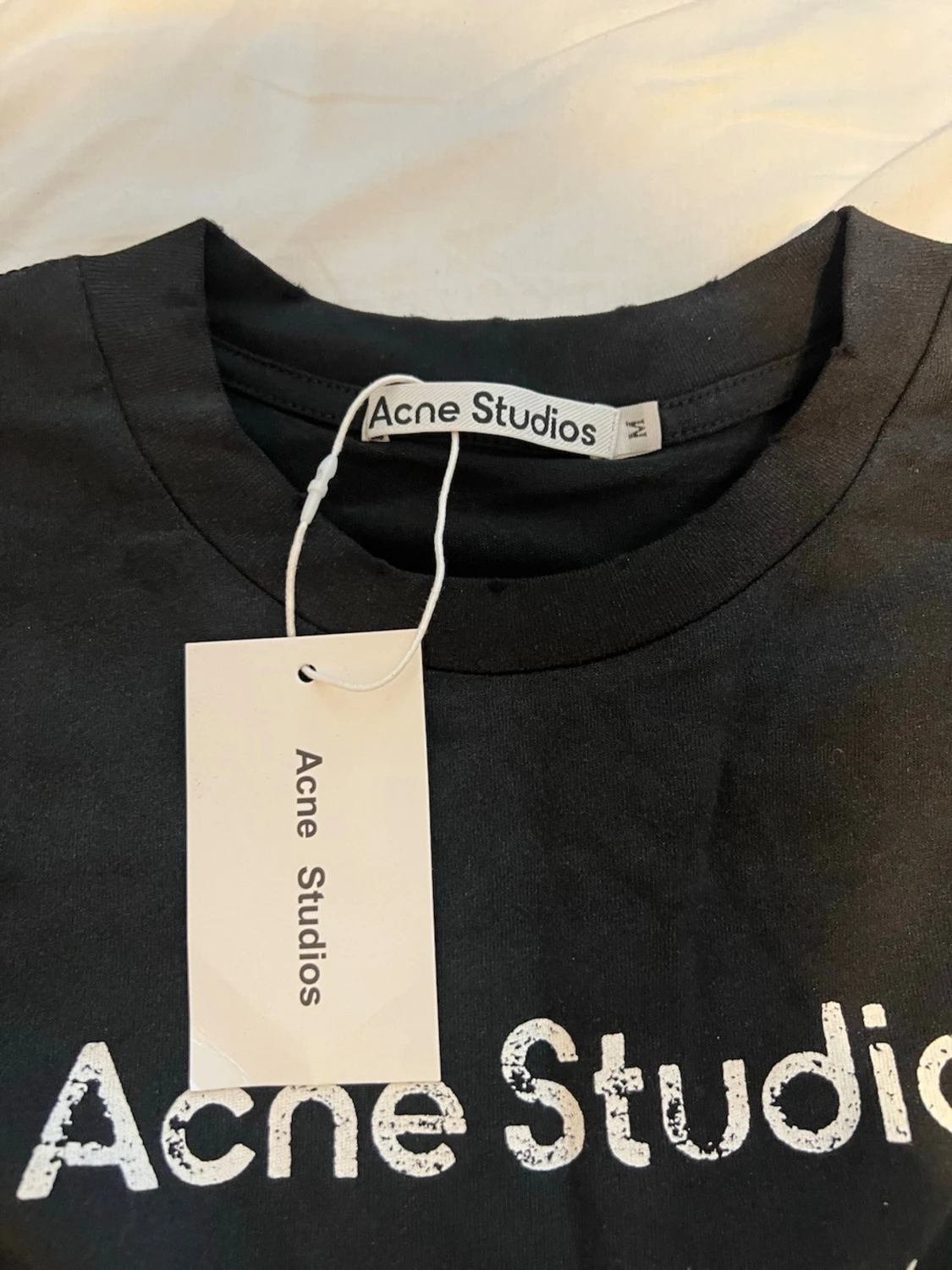 Svart långärmad t-shirt Acne Studios - 1