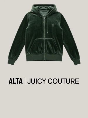 Mörkgrön hoodie Juicy Couture - Mjuk och lyxig mörkgrön hoodie från Juicy Couture. Orginalpris:1300kr