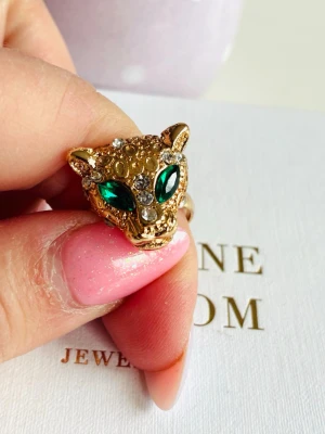 Stainless steel ring - Leopard stainless steel ring, justerbar. Okänt märke. Ny!