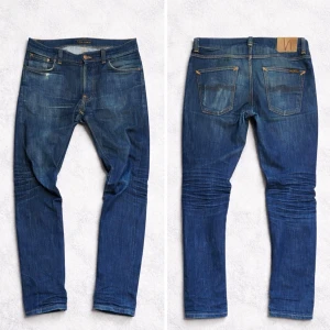 Nudie Lean Dean  - Tjena säljer mina tvär snygga nudie Lean Dean. Orsaken är att jag växt ur dem. De har snygga fades och liten slitning på höger framficka, samt en lagning i skrevet av nudie själva. Hör gärna av er om frågor osv !✌️