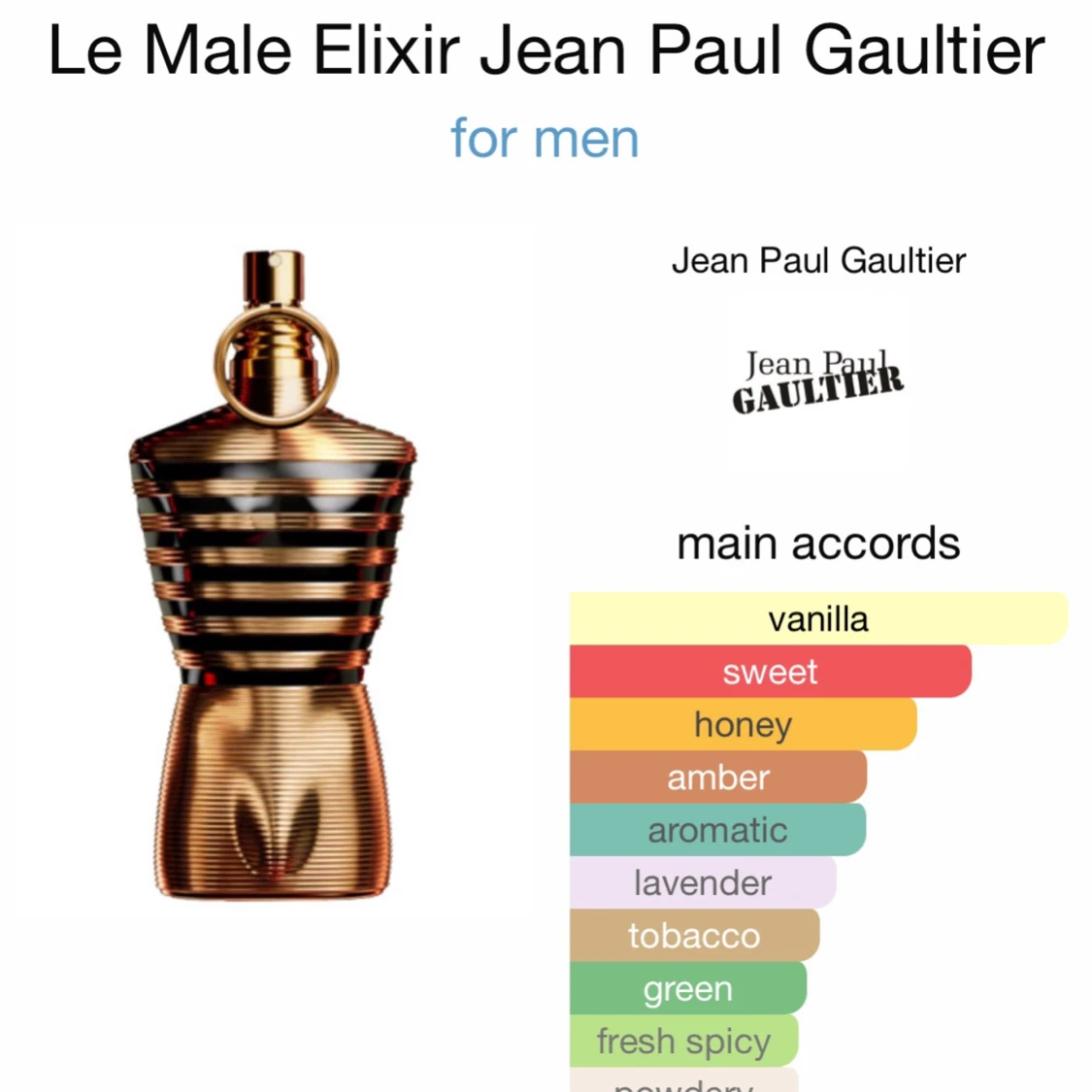 Jean Paul Gaultier le male elixir 2ml - 1