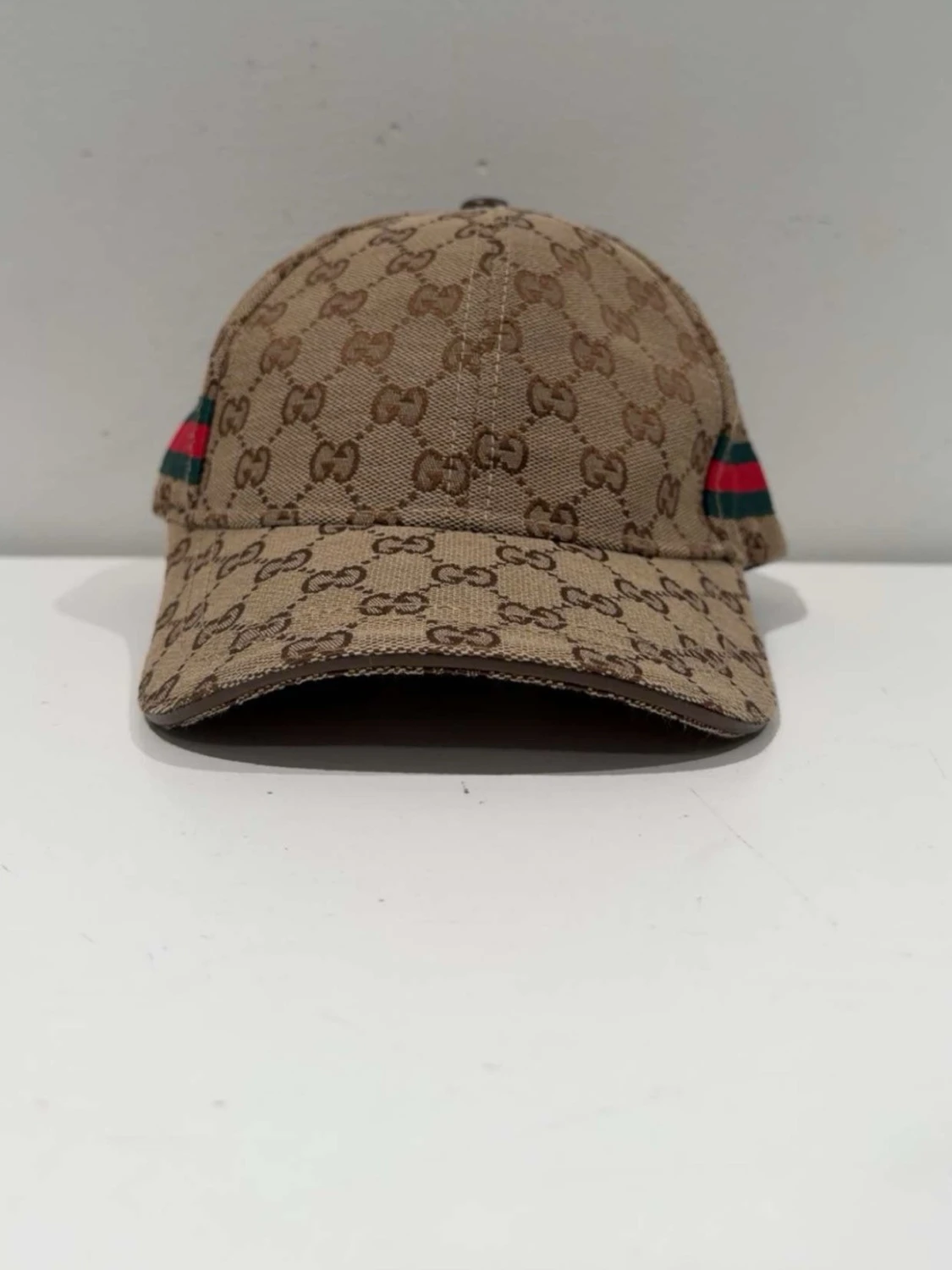 Beige gg supreme keps