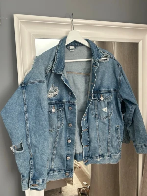 Oversized jeansjacka - Snygg oversized jeansjacka 