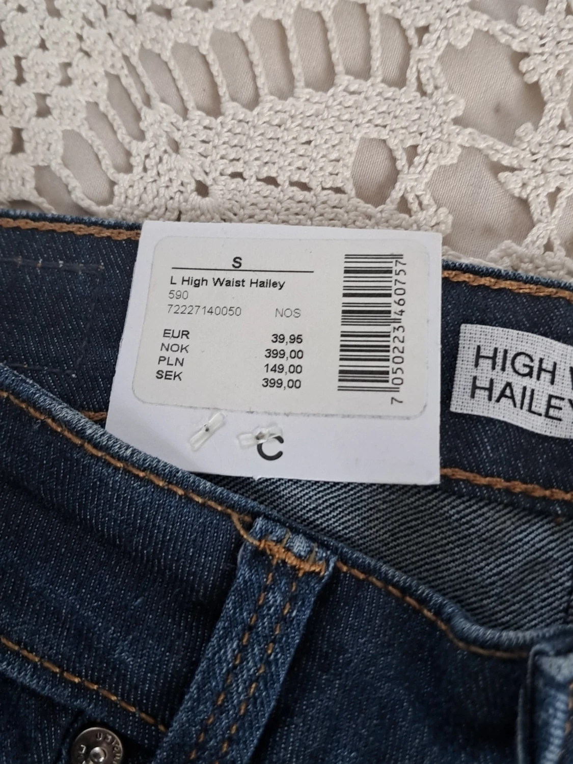 Mörkblå hailey high waist jeans från Cubus - 2