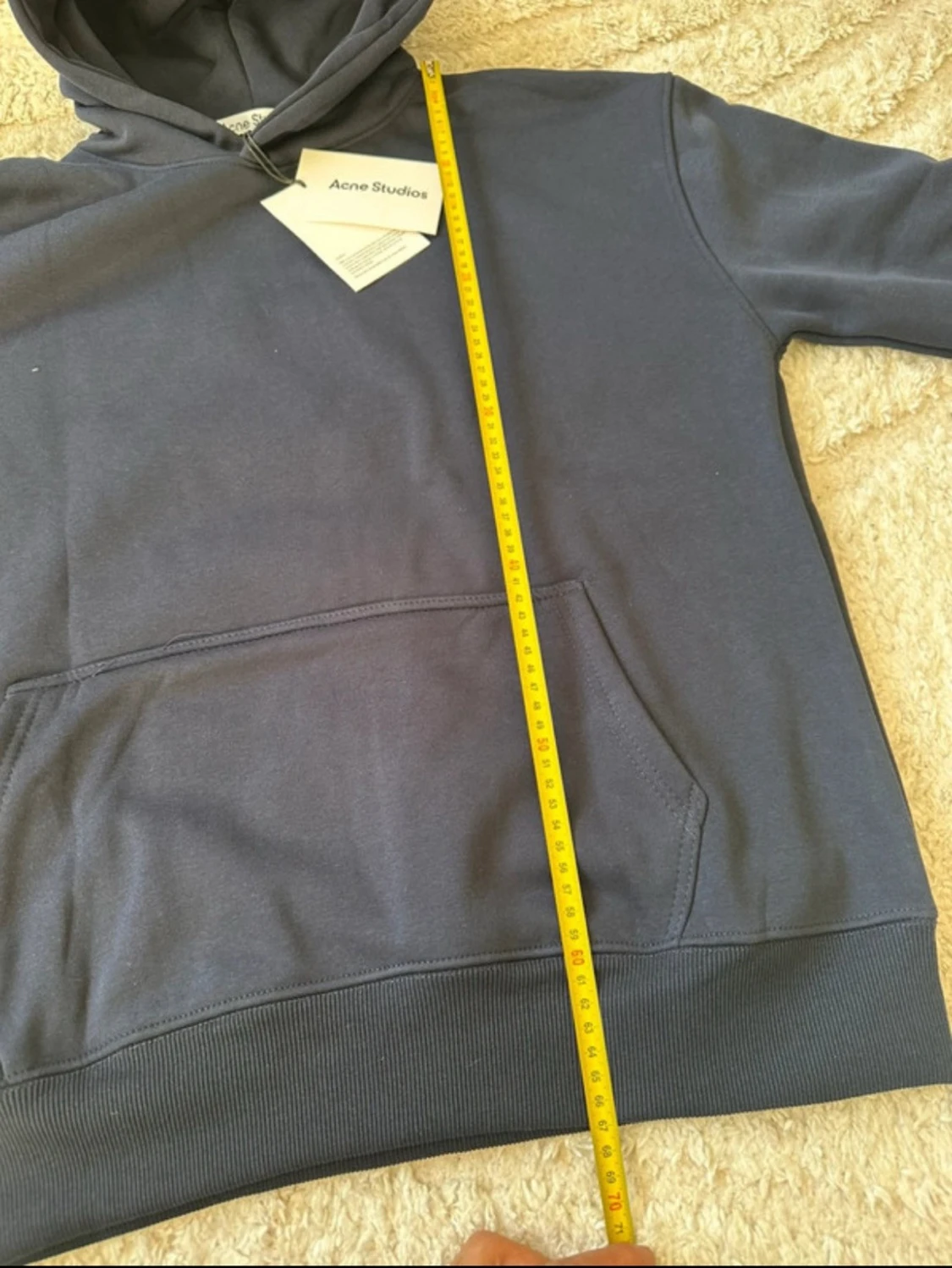 Mörkblå hoodie från Acne Studios - 5