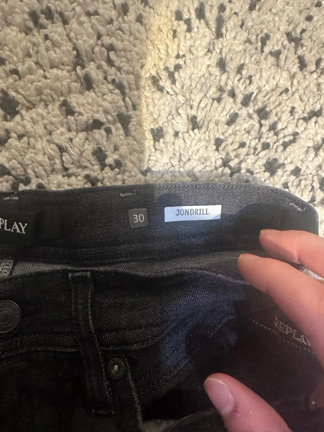 Svarta slim fit jeans från Reaplay  - 5