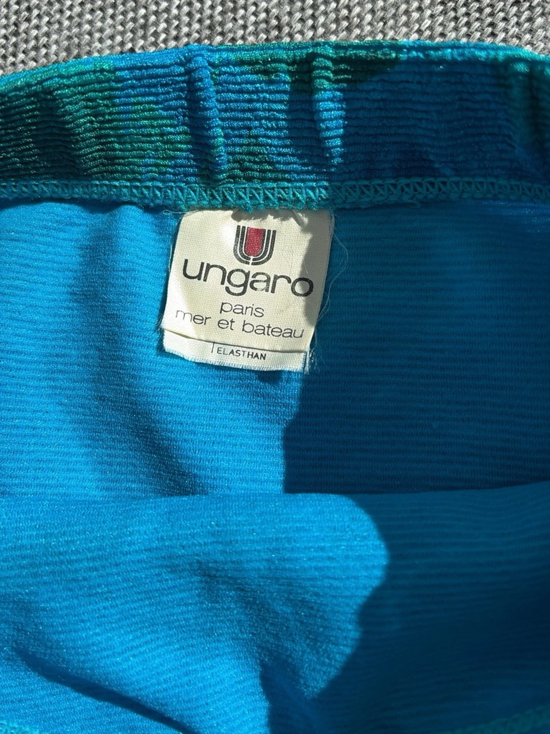 Blommig blå kjol från Ungaro - 1