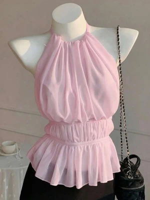 Rosa festtopp - Rosa festtopp, helt ny! Nypris:89kr säljer pga för liten på mig