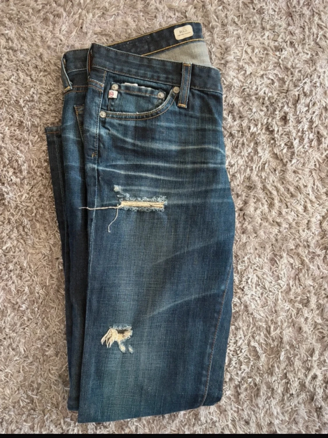 Mörkblå jeans från True Religion - 5