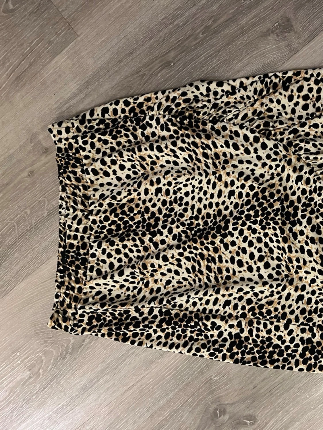 Leopardmönstrad volangkjol - 3