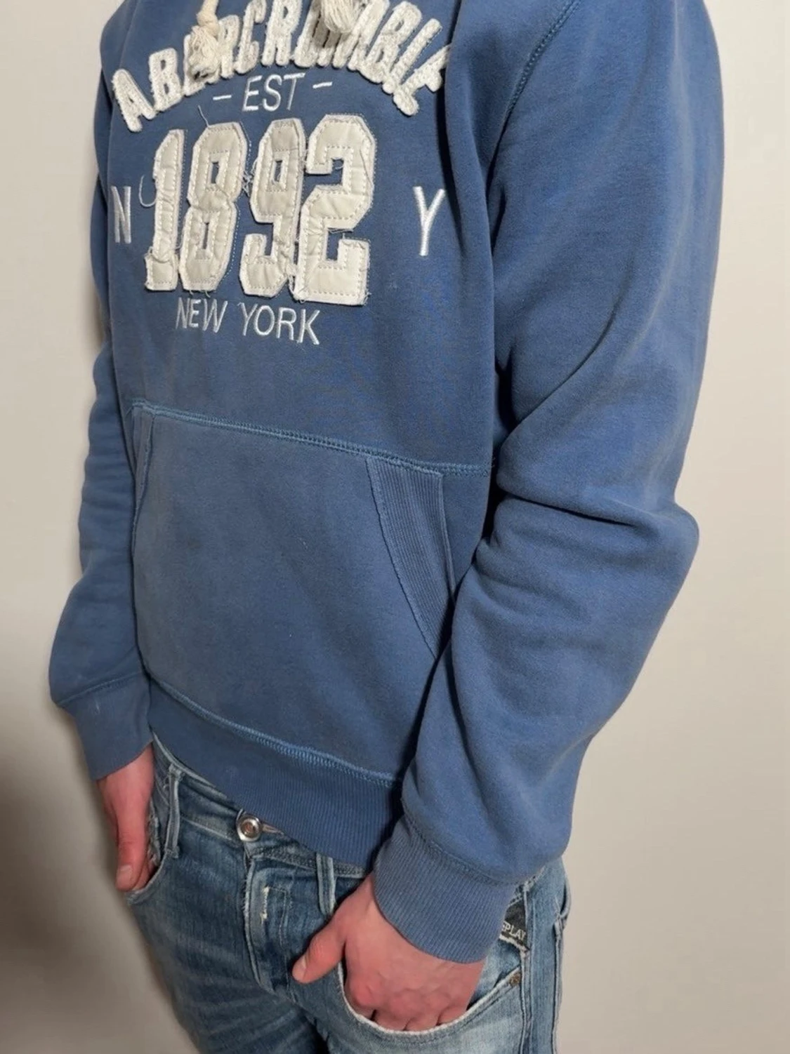 Fet blå hoodie! - 3