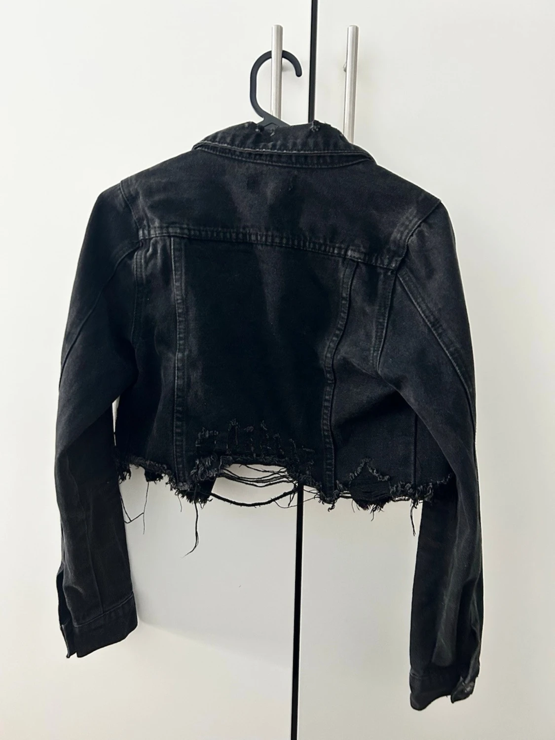 Svart croppad jeansjacka Denim Studio - 2