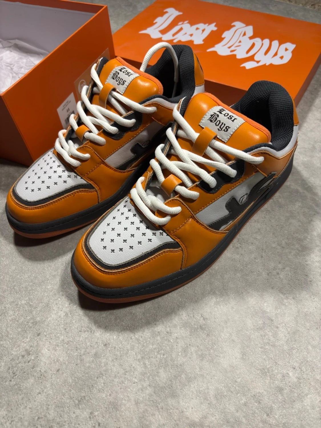 Lost Boys orange låga sneakers - 2