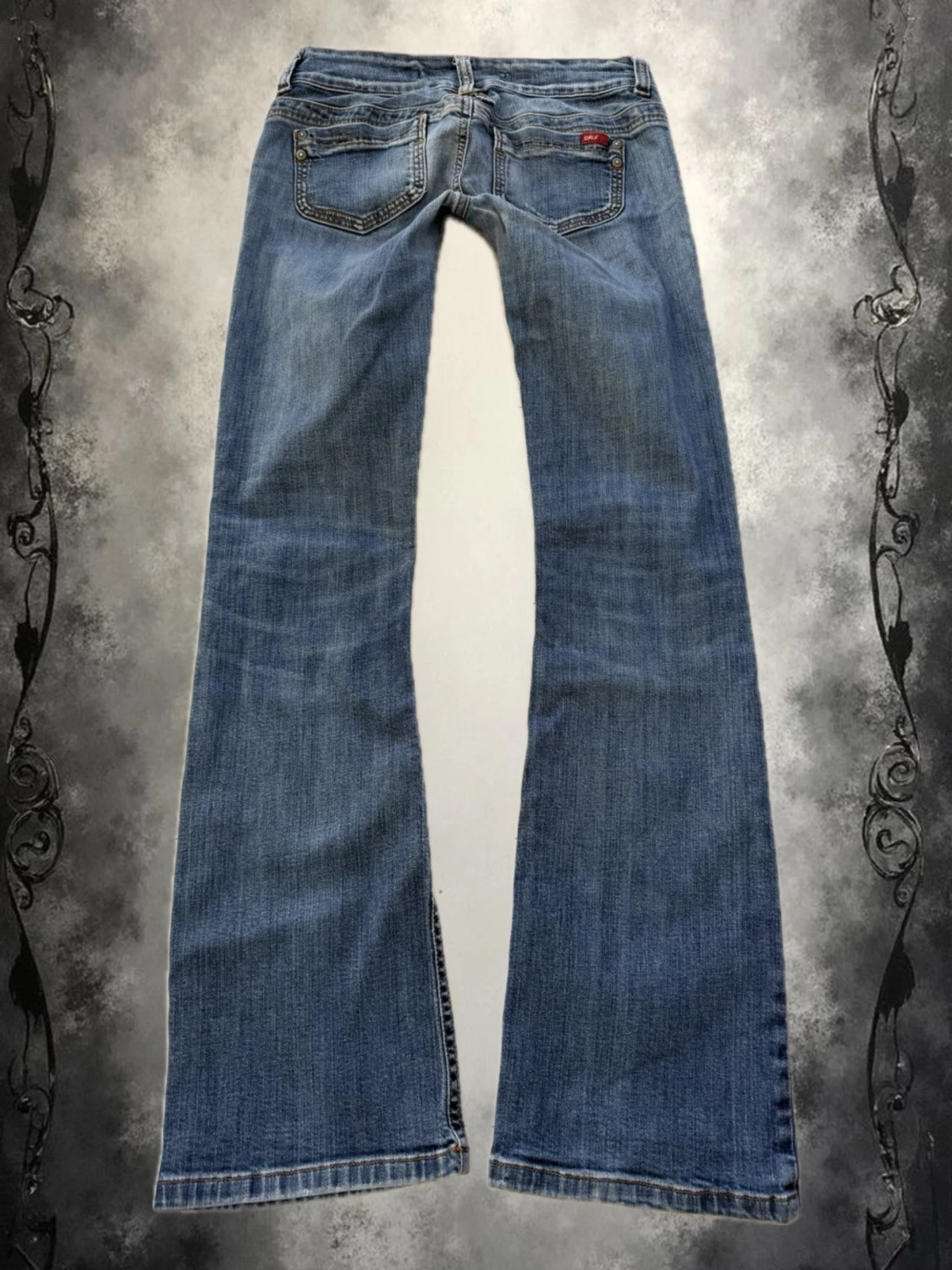 Blå bootcut jeans från only - 1