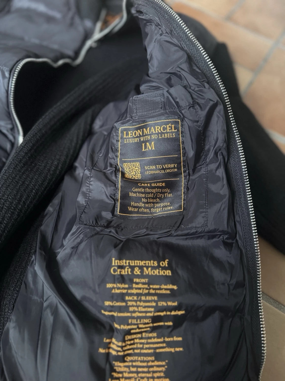 Leon Marcel Hybridjacka – Svart | Klassisk | Ny Med Prislapp - 3