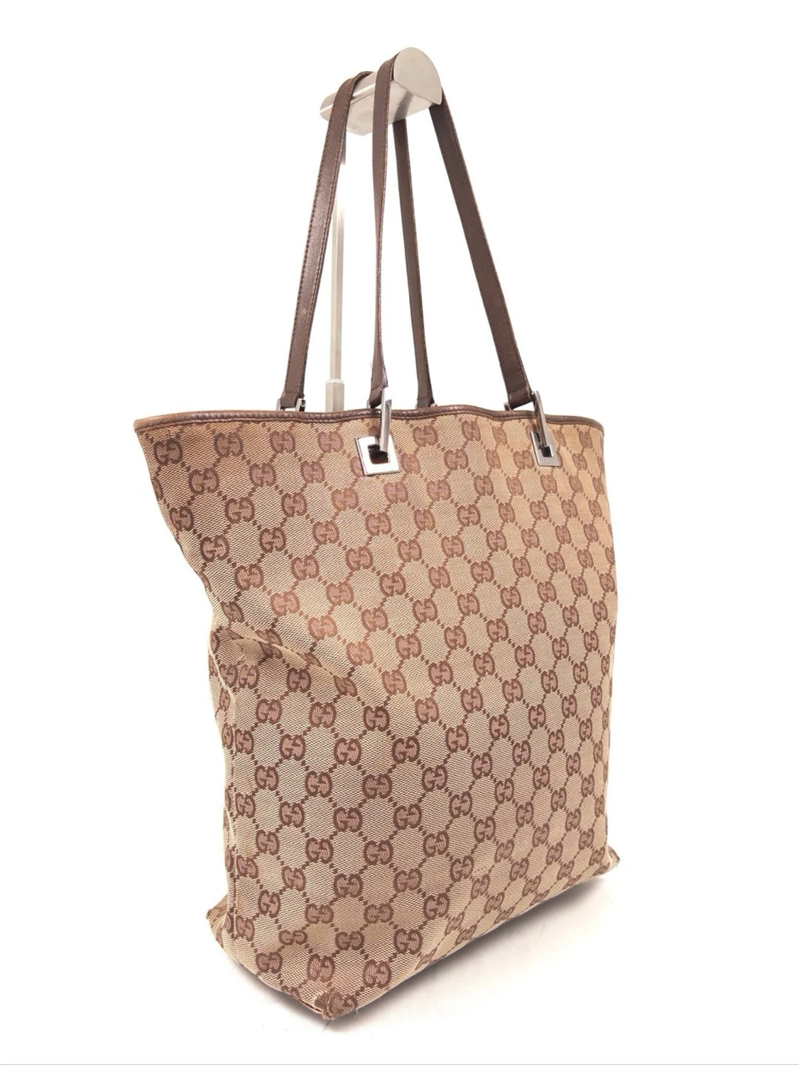 GUCCI GG Canvas Medium Tote Bag - 1