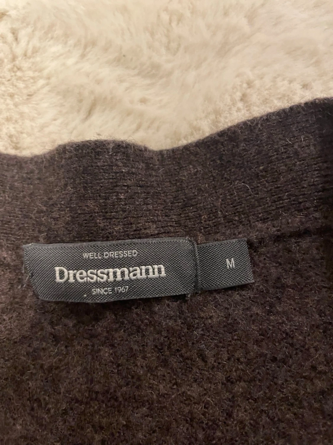 Mörkbrun kofta från dressmann - 2