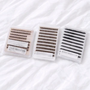 Nya bruna clusterfransar paket från SHEIN ~ D-Mix - Ljusbruna (10-16mm), mellan bruna (8-16mm), mörkbruna (9-16mm). Köptes för nypris 399kr! FÖRST TILL KVARN! SISTA CHANSEN!