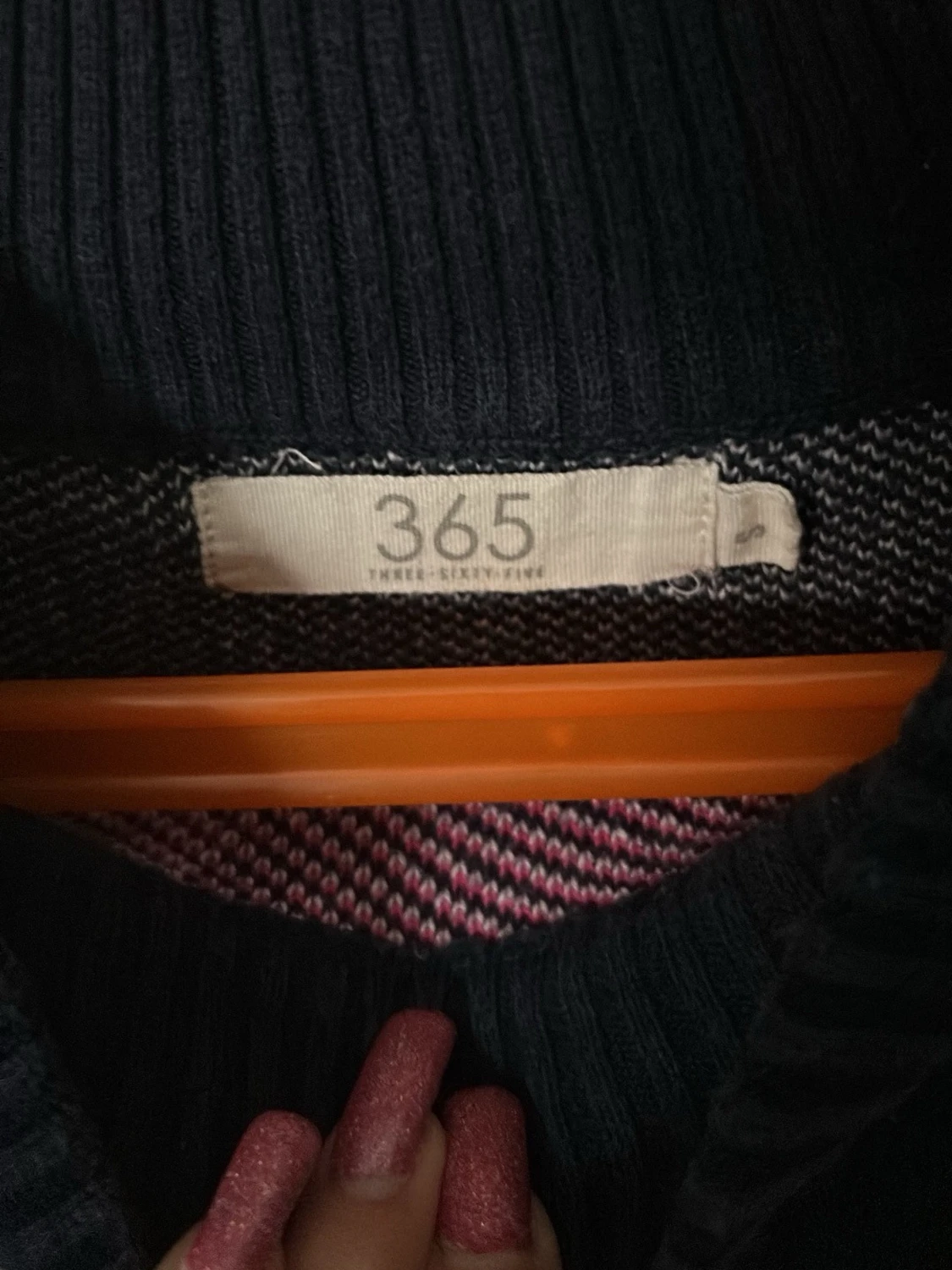 Mönstrad stickad tröja från 365 - 1