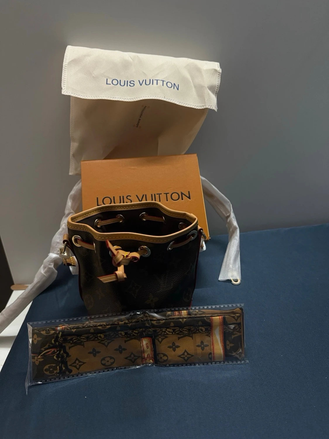  Monogram Mini Bucket Bag